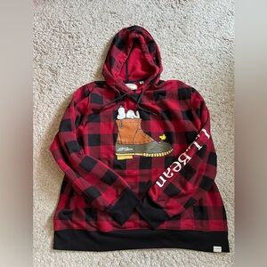 LL Bean x Peanuts hoodie XXL